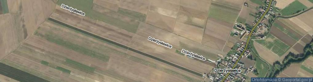 Zdjęcie satelitarne Dzierżysławice ul.