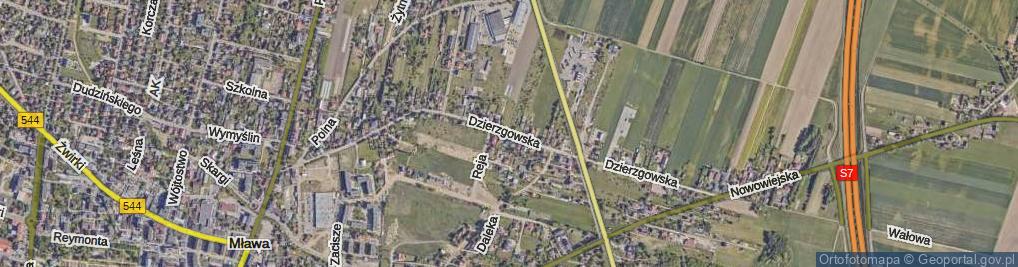 Zdjęcie satelitarne Dzierzgowska ul.