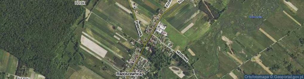 Zdjęcie satelitarne Działkowa ul.