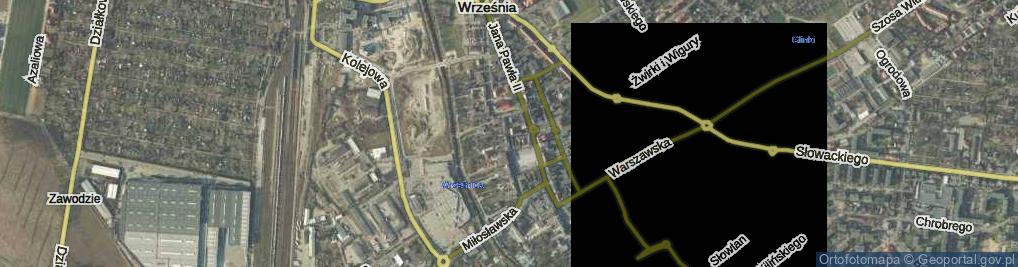 Zdjęcie satelitarne Dzieci Wrzesińskich ul.