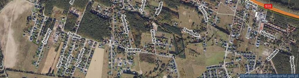 Zdjęcie satelitarne Dzwonkowa ul.