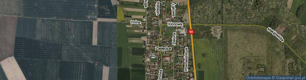 Zdjęcie satelitarne Działkowa ul.