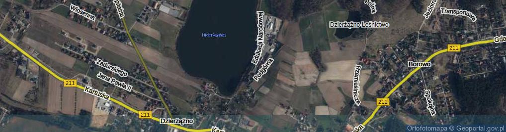 Zdjęcie satelitarne Edukacji Narodowej ul.