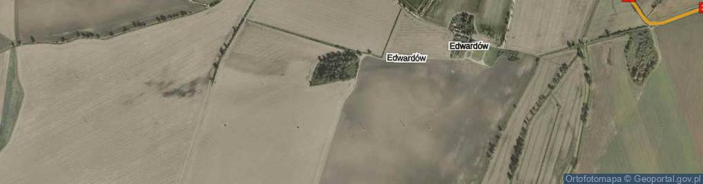 Zdjęcie satelitarne Edwardów ul.