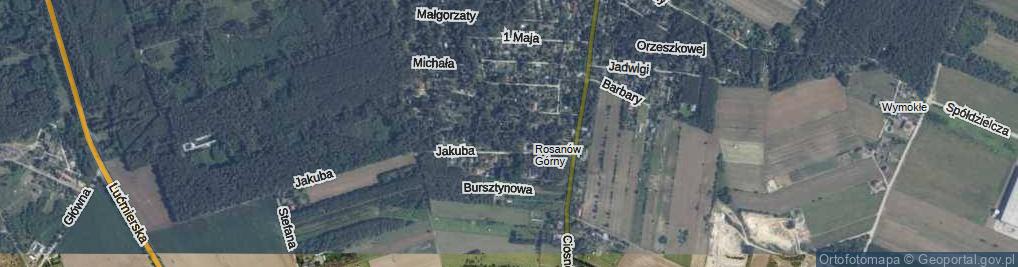 Zdjęcie satelitarne Edwarda ul.