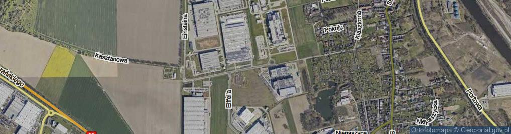 Zdjęcie satelitarne Einsteina Alberta ul.