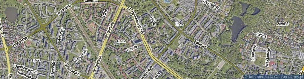 Zdjęcie satelitarne Ejsmonda Juliana ul.
