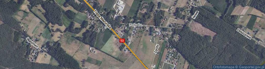 Zdjęcie satelitarne Ekologiczna ul.