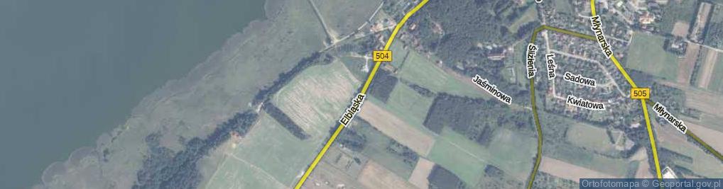 Zdjęcie satelitarne Elbląska ul.