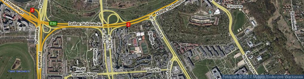 Zdjęcie satelitarne Elegijna ul.