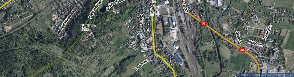 Zdjęcie satelitarne Energetyczna ul.