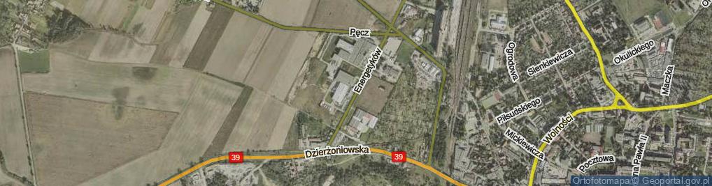 Zdjęcie satelitarne Energetyków ul.