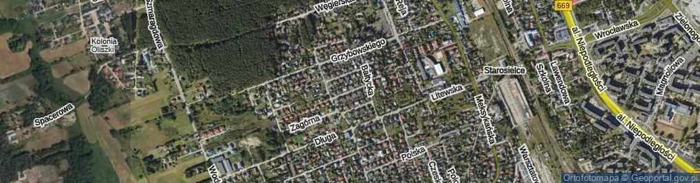 Zdjęcie satelitarne Estońska ul.