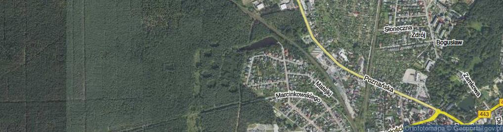 Zdjęcie satelitarne Estkowskiego Ewarysta ul.