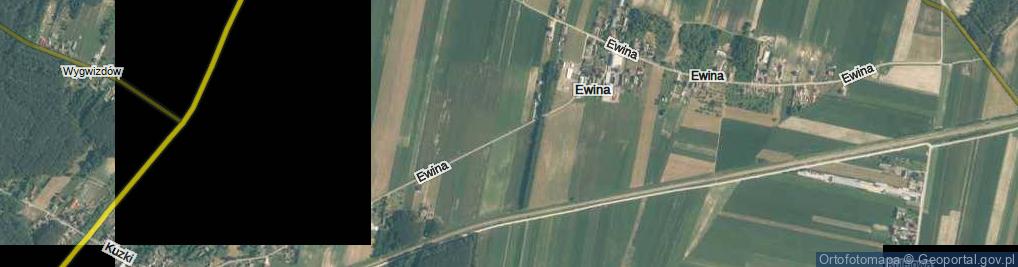 Zdjęcie satelitarne Ewina ul.