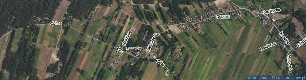 Zdjęcie satelitarne Fabianowska ul.