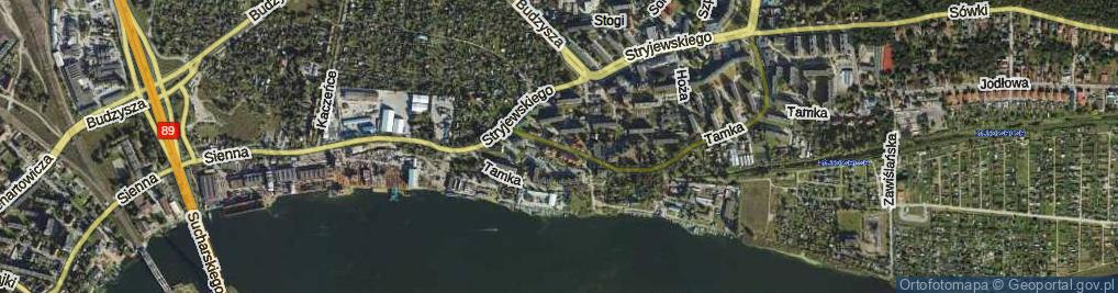 Zdjęcie satelitarne Falck Polonusa Jeremiasza ul.