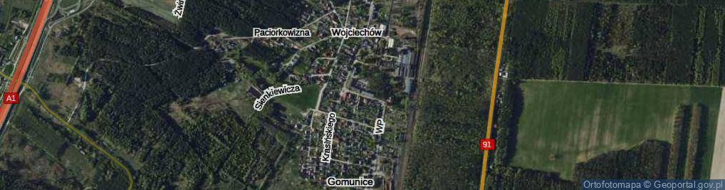 Zdjęcie satelitarne Fabryczna ul.