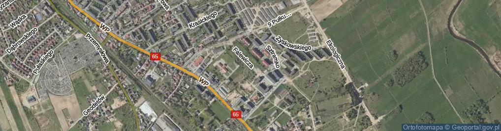 Zdjęcie satelitarne Falewicza Tadeusza, płk. ul.