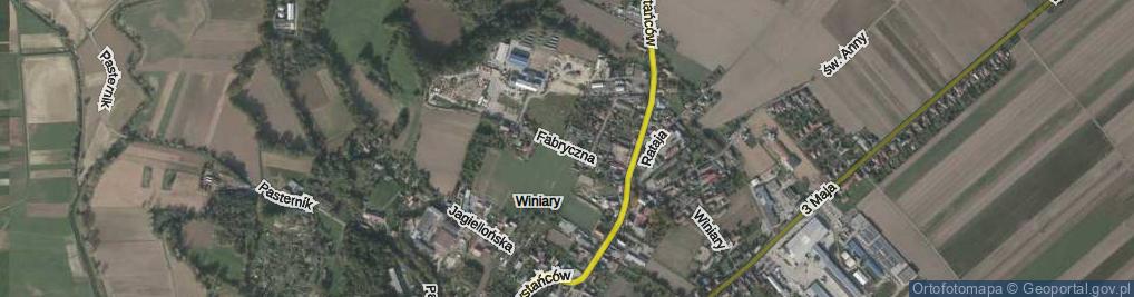 Zdjęcie satelitarne Fabryczna ul.