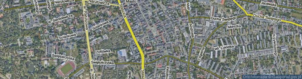 Zdjęcie satelitarne Farna ul.