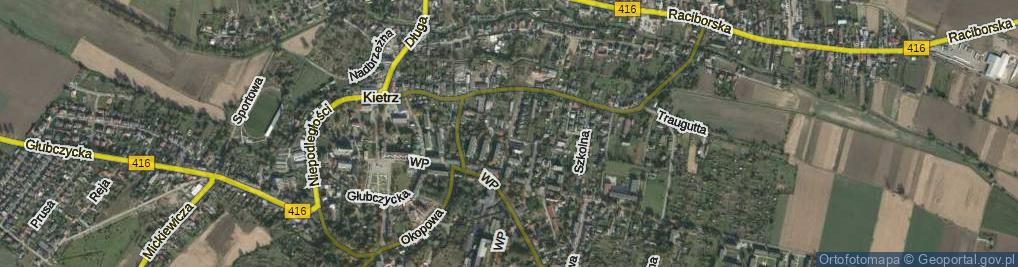 Zdjęcie satelitarne Fabryczna ul.