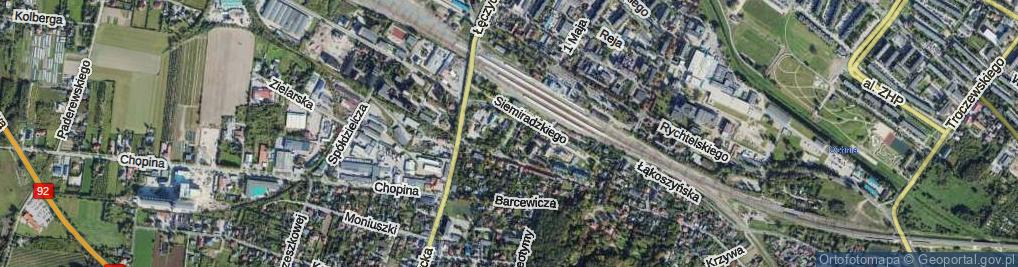 Zdjęcie satelitarne Fałata ul.