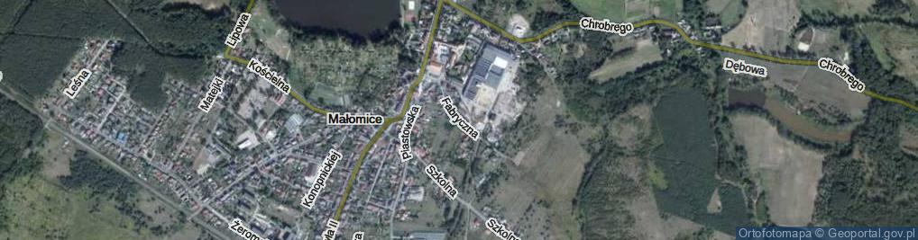 Zdjęcie satelitarne Fabryczna ul.