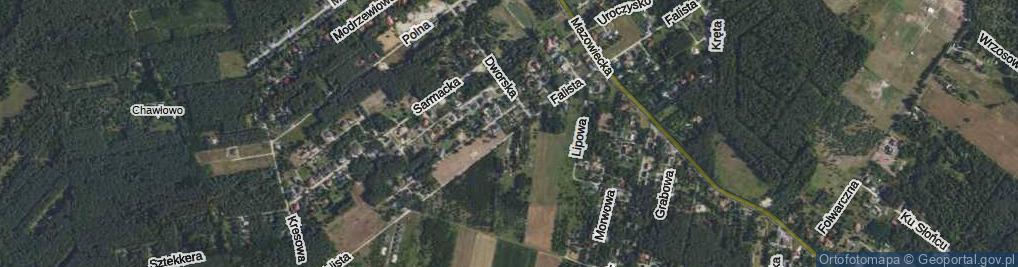 Zdjęcie satelitarne Falista ul.