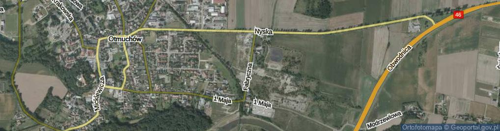 Zdjęcie satelitarne Fabryczna ul.