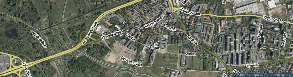 Zdjęcie satelitarne Farna ul.