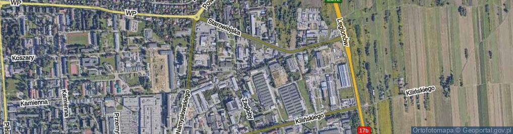 Zdjęcie satelitarne Fabryczna ul.