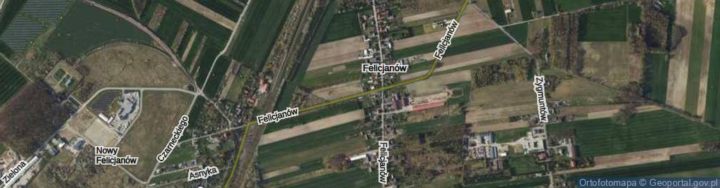Zdjęcie satelitarne Felicjanów ul.