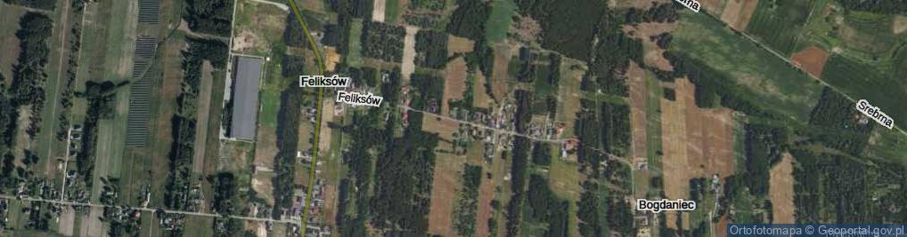 Zdjęcie satelitarne Feliksów ul.