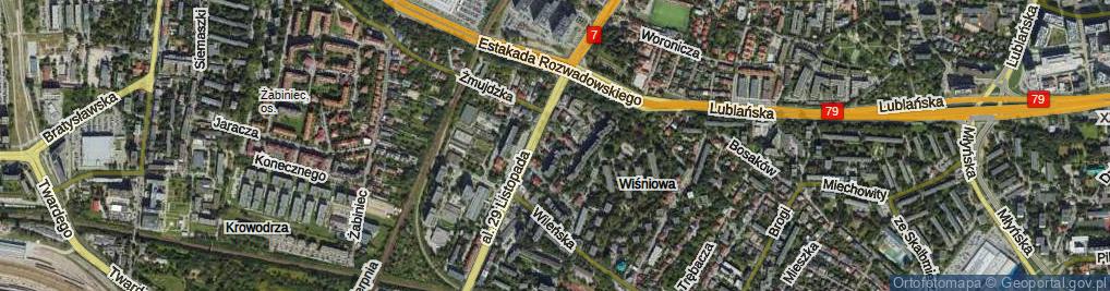 Zdjęcie satelitarne Fertnera Antoniego ul.