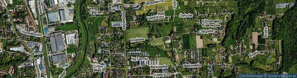 Zdjęcie satelitarne Finałowa ul.