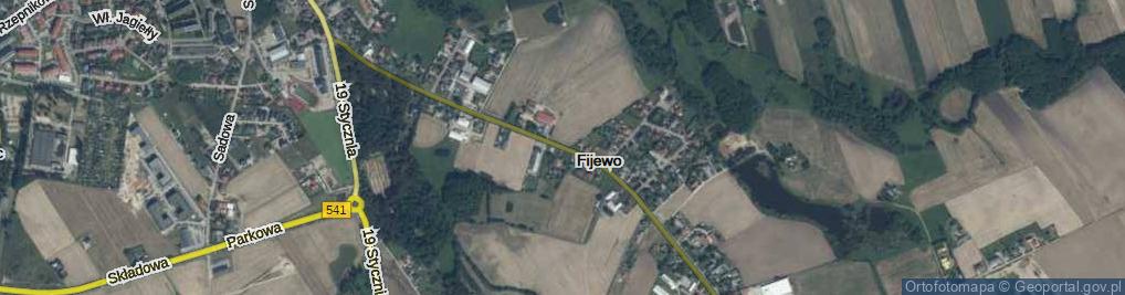Zdjęcie satelitarne Fijewo ul.