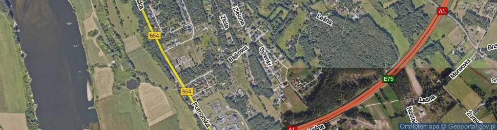 Zdjęcie satelitarne Filemona ul.