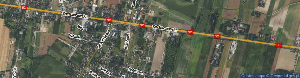 Zdjęcie satelitarne Fińska ul.