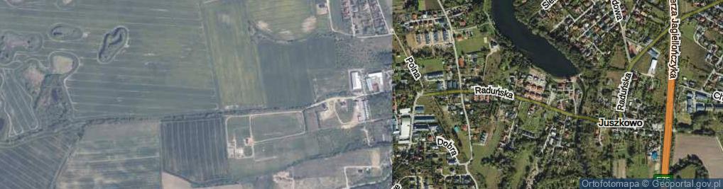 Zdjęcie satelitarne Firmowa ul.