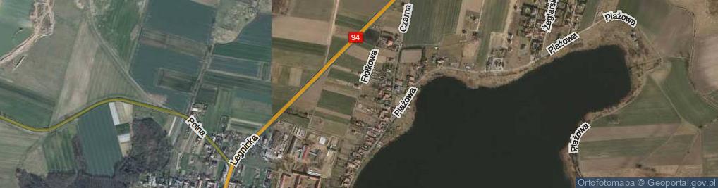 Zdjęcie satelitarne Fiołkowa ul.