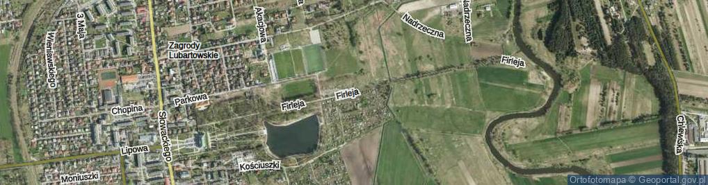 Zdjęcie satelitarne Firleja Piotra ul.