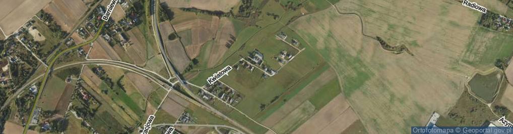 Zdjęcie satelitarne Fiołkowa ul.