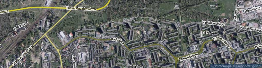 Zdjęcie satelitarne Filomatów Pomorskich ul.
