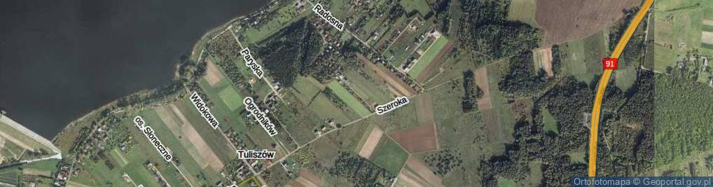 Zdjęcie satelitarne Fiołków ul.