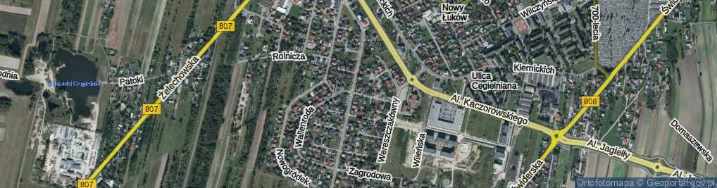 Zdjęcie satelitarne Filomatów ul.