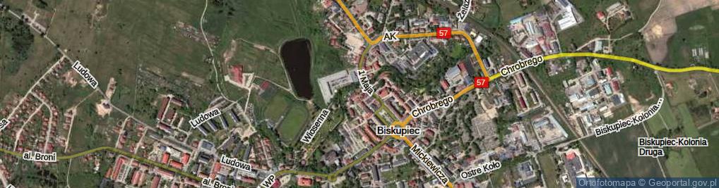 Zdjęcie satelitarne Floriańska ul.
