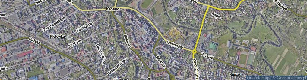 Zdjęcie satelitarne Forteczna ul.