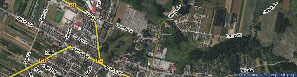 Zdjęcie satelitarne Folwark ul.