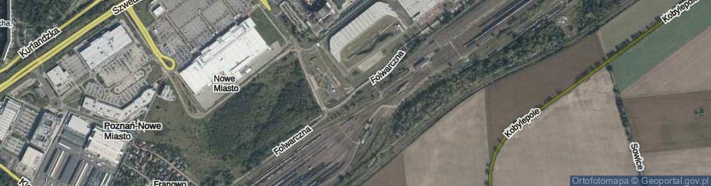 Zdjęcie satelitarne Folwarczna ul.